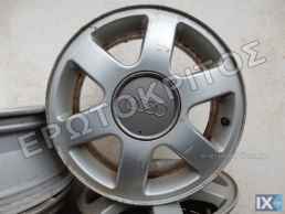 ΖΑΝΤΕΣ AUDI A3 5Χ100, 15'' 8L0601025F ΣΕΤ 4ΑΔΑ ΑΛΟΥΜΙΝΙΟΥ ΓΝΗΣΙΕΣ