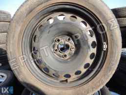 ΖΑΝΤΑ ΣΙΔΕΡΕΝΙΑ 1J0601027T 5Χ100 VW GOLF IV SKODA OCTAVIA 4 SEAT LEON 16