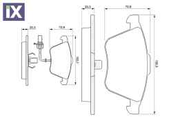 ΤΑΚ. AUDI A4-VW PASSAT    PAGID  4B0698151AC           0986424779 4B0698151AC 4B0698151AD 4B0698151Q 4B0698151R 4B0698151AD 4B0698151Q