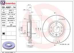 09.A861.14 ΔΙΣΚ ΚΕΣ ΕΜ.CORSA 1.7D  09A86114 93188919 5569026 93188919