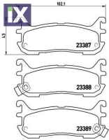 ΣΕΤ ΤΑΚΑΚΙΑ ΟΠ.MAZDA MX-5 98-  P49021 1U2Z2V200HA AY060MA007 AY060MA009 BCYC2643ZB NAY52643ZB NCY12643Z9C NCY12648Z NCY52643ZA 1U002648Z 1U052648Z 1U0K2648Z B0YA2643Z B0YA2643ZA B0YA2648Z BCYC2643Z BC