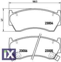 ΣΕΤ ΤΑΚΑΚΙΑ ΦΡ.ALMERA  P56033 4106001A00 410600M890 410600M891 410600M893 410600M8S0NW 410600M990 410600M991 410601N025 410601N060 410601N090 410601N790 410601N890 410602N391 410602U090 410610M892 410