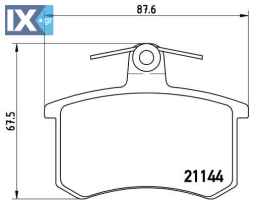 ΣΕΤ ΤΑΚΑΚΙΑ ΦΡΕΝΩΝ AUDI,VW ΠΙΣ  P85013 240400001 SHZ3501023 437698451 443498451 443615415N 443615415P 443615415S 443698451 443698451A 443698451B 443698451C 447698451 447698451A 447698451C 4A0615415 4A