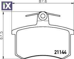 ΤΑΚΑΚΙΑ ΠΙΣΩ VW GROUP, ALFA ROMEO  4A0698451             MDB1191 437698451 443498451 443615415N 443615415P 443615415S 443698451 443698451A 443698451B 443698451C 447698451 447698451A 447698451C 4A06154