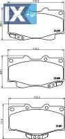 ΤΑΚΑΚΙΑ ΕΜΠΡΟΣ TOYOTA HILUX VW TARO  MDB1647               MDB1647 3501130F00 3501140F00 3501150F00 9100712 0446504010 0446535030 0446535140 0446535190 0446535230 0446535260 0446560130 0446560260 0446