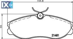ΤΑΚΑΚΙΑ ΕΜΠΡΟΣ FORD MAVERIC NISSAN HILUX  MDB1657               MDB1657 410600F025 410602X825 410609C125 410609C525 410609C526 D10602X80A 1203933 1495951 1954459 1954460 1956495 1957042 1L4J2K021AA 1L