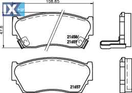 ΤΑΚΑΚΙΑ ΕΜΠΡΟΣ NISSAN SUNNY N14 100NX  MDB1720               MDB1720 4106050Y90 4106050Y91 4106050Y93 4106050Y94 4106060R90 4106060R91 4106060Y91 4106060Y94 4106062C90 4106063C90 4106063Y90 4106072B25