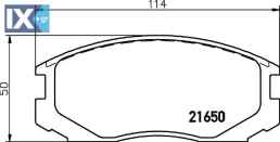 ΤΑΚΑΚΙΑ MINTEX MITSUBISHI-DAIHATSU  MDB1722               MDB1722 04465B4020 0449167R01 0449187401 MB699463 PC351101 PC351102 04465B4030 AY040KE117 AY040MT003 AY040MT006 DBP511110 DBP511114 MB699463 M
