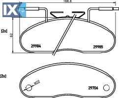 ΤΑΚΑΚΙΑ ΕΜΠΡΟΣ NISSAN CABSTAR TRADE  MDB1729               MDB1729 069026560 069052941 41060G490A 5000295329 5000815574 7701203700 5001842048