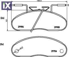 ΤΑΚΑΚΙΑ ΕΜΠΡΟΣ NISSAN CABSTAR TRADE  MDB1729               MDB1729 069026560 069052941 41060G490A 5000295329 5000815574 7701203700 5001842048