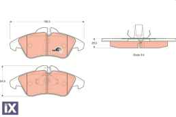 ΤΑΚΑΚΙΑ ΕΜΠ MERCEDES SPRINTER VITO VW LT  2D0698151             GDB1220 A9004200300 0024203920 0024209920 0044205520 0084204220 A0024203920 A0024209920 A0044205520 A0084204220 2D0698151 2D0698151C 2DO