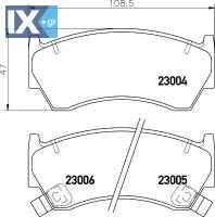 ΤΑΚΑΚΙΑ ΕΜΠΡΟΣ NISSAN ALMERA N15 SUNNY  MDB1760               MDB1760 410600M890 410600M891 410600M893 410600M8S0NW 410600M990 410600M991 410601N025 410601N060 410601N090 410601N790 410601N890 410602N