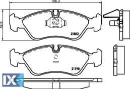 ΤΑΚΑΚΙΑ  ΕΜΠΡΟΣ OPEL ASTRA F CHEVROLET  MDB1889               MDB1889 90399495 93176122 1605089 1605454 1605696 1605746 1605789 1605808 1605911 90297770 90398760 90399495 90496733 90496734 90511162 93
