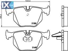 ΤΑΚΑΚΙΑ MINTEX BMW  MDB2004               MDB2004 1163324 1163326 1163833 1164581 1164582 2157576 2180421 2357231 34211163324 34211163326 34211163833 34211164581 34211164582 34212157576 34212180421 34