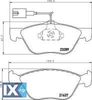 ΤΑΚΑΚΙΑ ΕΜΠΡΟΣ FIAT- LANCIA - ALFA ROMEΟ  MDB2068               MDB2068 6001073148 7087050 71752295 71752995 71772208 77362193 77362202 77362222 77362231 77362331 77362683 9947955 9948095 9948334 9948