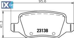ΤΑΚΑΚΙΑ ΠΙΣΩ MERCEDES A-CLASS VANEO (414  MDB2111               MDB2111 1684200420 4144200120 A1684200420 A4144200120
