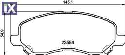 ΤΑΚΑΚΙΑ ΕΜΠΡΟΣ CITROEN MITSUBISHI JEEP  MDB2134               MDB2134 4605A261 4605A317 4605A364 4605A486 4605A491 4605A530 4605A546 4605A557 4605A795 4605A879 4605B163 4605B251 9H0M015 MN102618 MR527