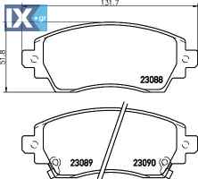 ΤΑΚΑΚΙΑ ΕΜΠΡΟΣ TOYOTA COROLLA 97-02  MDB2173               MDB2173 0446502030 0446502140 04465YZZBE