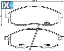 ΤΑΚΑΚΙΑ ΕΜΠΡΟΣ NISSAN NAVARA NP300 D22 D  MDB2180               MDB2180 4106072025 410607Z025 410607Z026 41060VK190 D1060VK100 D1060VK10B D1060VK190