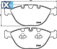 ΤΑΚΑΚΙΑ ΕΜΠΡΟΣ BMW X5 (E53)   00-06  MDB2320               MDB2320 2180420 34112180420 34116756350 34116761282 6756350 6761282