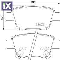 ΤΑΚΑΚΙΑ ΠΙΣΩ TOYOTA AVENSIS ALPHARD CORO PREVIA III COROLLA 446605010             MDB2546 0446558010 0446605010 0446605020 0446628110 0446658010 04466WY030 04466YZZE2