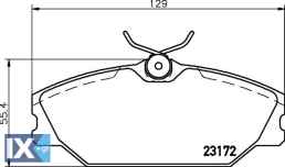ΤΑΚΑΚΙΑ ΕΜΠΡΟΣ RENAULT CLIO LAGUNA MEGAN  MDB2561               MDB2561 410604441R 410607125R 7701206379 7701206380 7701209380 8660004593 8671005930