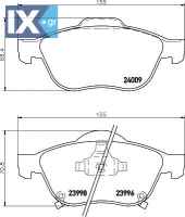 ΤΑΚΑΚΙΑ ΕΜΠΡΟΣ TOYOTA AVENSIS T22 VERSO  MDB2622               MDB2622 0446505050 0446505070 0446505080 0446505090