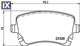 ΤΑΚΑΚΙΑ ΠΙΣΩ Χ.ΚΑΛ AUDI A4 A6 VW T4 T5  7H0698451A            MDB2673 3W0698451 3W0698451B 3W5698451B L4F0698451F 4B3698451 4B3698451A 4F0698451 4F0698451F 4F0698451G 4F0698451H 7H0698451A 8E0698451C