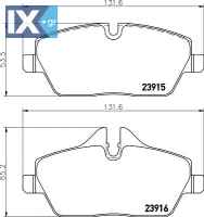 ΤΑΚΑΚΙΑ MINTEX BMW  MDB2682               MDB2682 2288854 2288855 34112288854 34112288855 34116767143 34116767144 34116771837 34116771838 34116772892 34116774050 34116860016 6767143 6767144 6771837 67