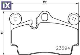ΤΑΚΑΚΙΑ ΠΙΣΩ AUDI Q7 TOUAREG CAYENNE  7L0698451B            MDB2752 4L0698451D 7L0698451 7L0698451A 7L0698451B 7L0698451G 7L0698451H 7L0698451K 7L5698451B 7L6698451A 7L6698451D JZW698451S 4L0698451D 7