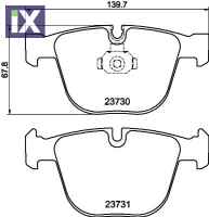 ΤΑΚΑΚΙΑ ΠΙΣΩ BMW 1 E82, 3 E90, X5 E70  MDB2765               MDB2765 PC57349PA 0301476 0403290 2228429 2284296 2284685 2339291 2339292 2413049 2413050 34110301476 34116763305 34210403290 34212228429 3
