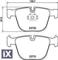 ΤΑΚΑΚΙΑ ΠΙΣΩ BMW 1 E82, 3 E90, X5 E70  MDB2765               MDB2765 PC57349PA 0301476 0403290 2228429 2284296 2284685 2339291 2339292 2413049 2413050 34110301476 34116763305 34210403290 34212228429 3