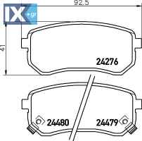 ΤΑΚΑΚΙΑ ΠΙΣΩ KIA PICANTO 1.0,1.1  MDB2799               MDB2799 583020XA00 5830207A00 5830207A10 583020XA00