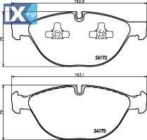ΤΑΚΑΚΙΑ ΕΜΠΡΟΣ BMW X5, X6 07-  MDB2835               MDB2835 2413048 2413077 34112413048 34112413077 34116778048 34116791514 34116865868 6778048 6791514 6865868