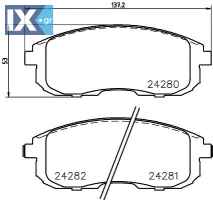 ΤΑΚΑΚΙΑ ΕΜΠΡΟΣ FIAT SEDICI, SUZUKI SX4  MDB2847               MDB2847 D10604DW0A 41060AU091 AY040NS101 AY040NS102 AY040NS106 AY040NS115 AY040NS155 5581080J01 5581080J02 5581080J03 5581080J04 5581080J0