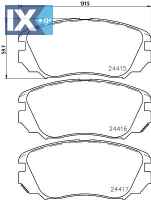 ΤΑΚΑΚΙΑ ΕΜΠΡΟΣ OPEL INSIGNIA 1.6,1.8,2.0  MDB2870               MDB2870 13312895 20877794 20963796 95530020 13237750 1605185 1605236 1605624 22959105 95514525 95530020 13237750 13312895 20963796 23214