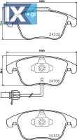 ΤΑΚΑΚΙΑ ΕΜΠΡΟΣ AUDI A4 A5 07 1.8TFSI  8K0698151A            MDB2952 L8K0698151F 8K0098301F 8K0698151A 8K0698151F 8K0698151A 8K0698151F 8K0698151A 8K0698151F 8K0698151A 8K0698151F