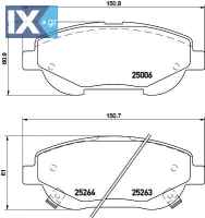 ΤΑΚΑΚΙΑ ΕΜΠΡΟΣ TOYOTA VERSO 2.2 D-4D AVENSIS 2008-2018 MDB3139               GDB3518 0446505260 0446505290 0446505300 0446505301 0446505302 04465YZZED