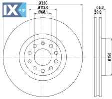 ΔΙΣΚΟΠΛΑΚΑ ΕΜΠΡΟΣ AUDI A4 04-07 2,0 TFSI  8D0615301M            MDC1444 8D0615301K 8D0615301M 8E0615301AD 8D0615301AD 8D0615301K 8D0615301M 8E0615301AD 8D0615301K 8D0615301M 8E0615301AD 8D0615301K 8D0