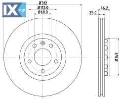 ΔΙΣΚΟΠΛΑΚΑ ΕΜ AUDI A4 VW PASSAT 18TQ 312  8D0615301R            MDC1540 L8E0615301R 3B0615301B 4B0615301A 4B0615301C 8D0615301J 8E0615301R 3B0615301B 4B0615301A 4B0615301C 8D0615301J 8E0615301R 3B0615