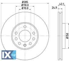 ΔΙΣΚΟΠΛΑΚΑ OPEL  ΜΙΝΤΕΧ  MDC1632               MDC1632 09A22210 569003 93171497 569003 93171497 46836491 46844071 51819733 9156807
