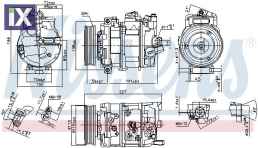 ΚΟΜΠΡΕΣΕΡ A C 5Q0820803F  NISSENS  1K0820859Q            89020 5Q0820803 5Q0820803A 5Q0820803E 5Q0820803F 5Q0820803G 5Q0820803K 012011032014 1471004770 1K0260859F 1K0820803E 1K0820803F 1K0820803G 1K08