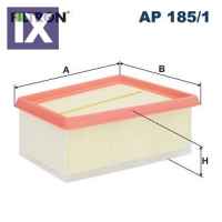 ΦΙΛΤΡΟ ΑΕΡΑ NISSAN, RENAULT FILTRON  AP1851                AP1851 01EFA145 91159955 93161448 PC1126 1654600Q1D 1654600Q3G 1654600QAA 1654600QAU 4408341 4430737 165463164R 165468470R 7701045724 8200431