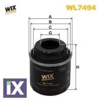 WL7494 ΦΙΛΤ ΛΑΔΙΟΥ AUDI, SEAT, SKODA, VO  180053420             WL7494 03C115561D 03C115561H 03C115561D 03C115561H