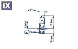 H3 12V-55W ΜΕ ΚΑΛΩΔΙΟ  48321                 48321