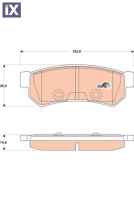 VECVP4178 ΤΑΚΑΚΙΑ ΟΠΙΣΘ.(ΣΥΣΤ.SUMITOMO)  VP4178                GDB4178 5550085Z10 96800089 96800089