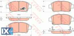 TAKAKI GAP  GAP3317               GDB3317 0446574020 0494752010 044650W050 044650W080 0446513020 0446513050 0446547050 0446552230 0446574020 04465YZZDA PC543