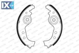 ΣΕΤ ΣΙΑΓΩΝΕΣ ΦΡΕΝΩΝ FIAT  FSB27 39722199 39722399 53721199 557201199 57201114 5880891 5881040 588144 5888144 5890763 6557201119 7075551 7075552 94973449 95880891 9945371 4431356 5881214 5888144 985853
