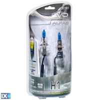 EVO ALFAS H1 12V 85W 6000K ΣΕΤ 2τμχ Hi-Performance Ultra-White Halogen