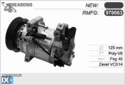 ΚΟΜΠΡΕΣΕΡ A C 4SEASONS RENAULT CLIO  970063 926002352R 926002352R 926004990R 926008468R